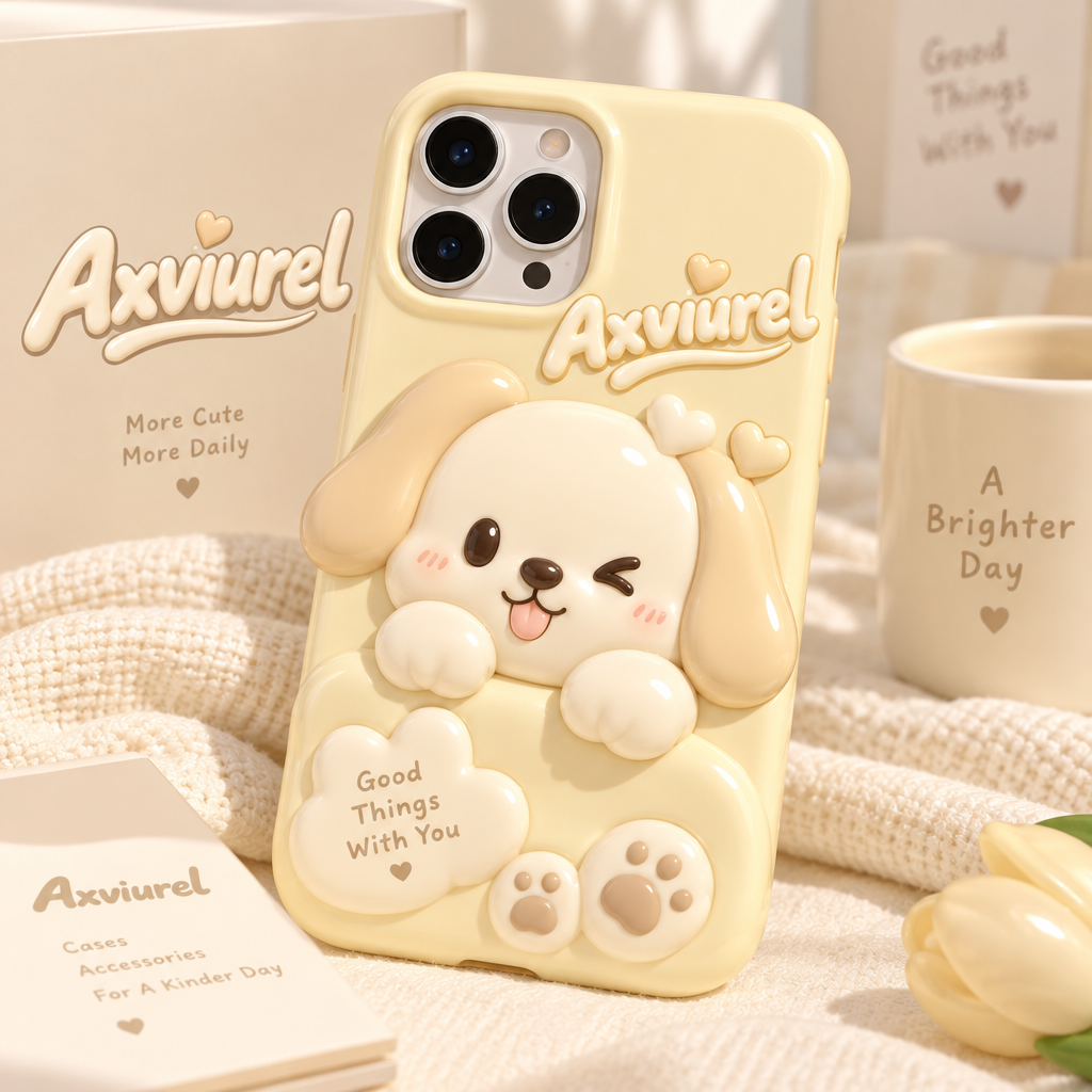 Axvurel™ Vanilla Bunny 3D Phone Case — main design