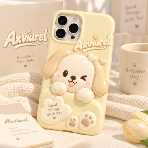 Axvurel™ Vanilla Bunny 3D Phone Case — main design