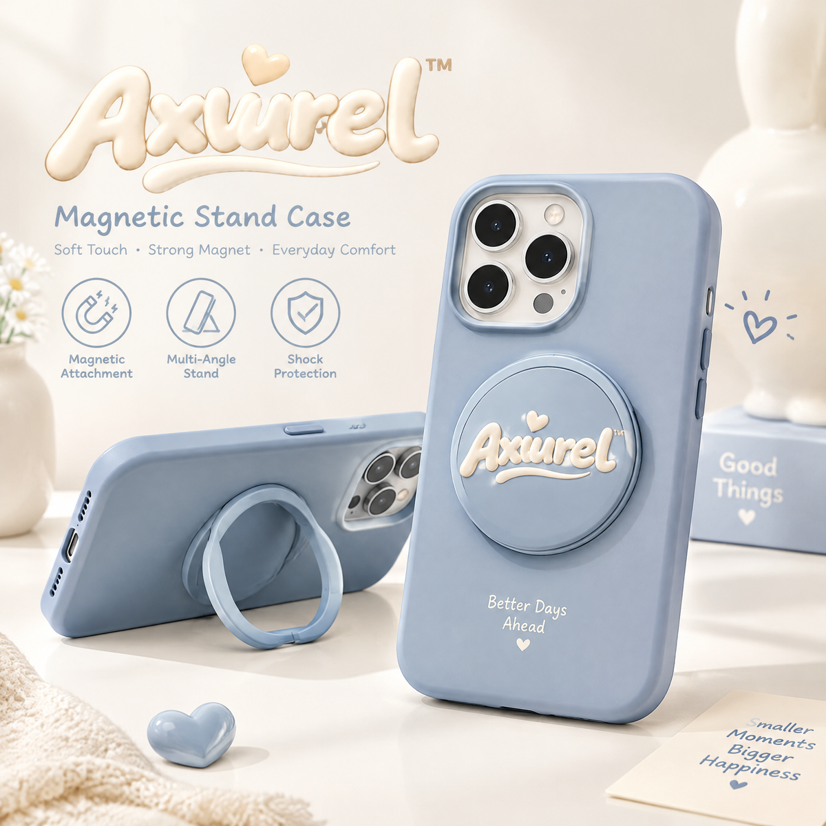 Axvurel™ Magnetic Ring Stand Phone Case — main design