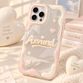 Axvurel™ Pastel Wave Clear Phone Case — main design